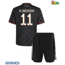 Bayern Munich Nicolas Jackson #11 Tredjedraktsett Barn 2025-26 Kortermet (+ Korte bukser)